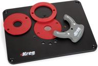 🔧 kreg precision router table insert plate with level-loc rings - predrilled for bosch & porter cable routers (prs4036) logo