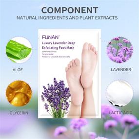 img 3 attached to 👣 Get Soft and Smooth Feet with Foot Peel Mask 3 Pack - Natural Exfoliator for Dry Dead Skin, Callus Removal, and Deep Hydration (3 pcs)