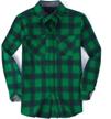 fancier button down regular flannel whitebuffalo outdoor recreation logo