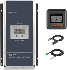 img 4 attached to 🌞 EPEVER 100 Amp MPPT Solar Charge Controller 200V PV Input Negative Ground: Efficient Power Management for 12/24/36/48V Battery System - Tracer 10420AN Series + MT50 Remote Meter