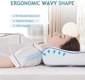 img 2 attached to Cervical Ergonomic Orthopedic Sleepers Sleeping