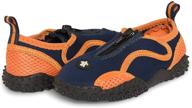 tuga water shoes orange little logo