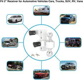 img 2 attached to ONLTCO Receiver Adjustable Trailer Aluminum