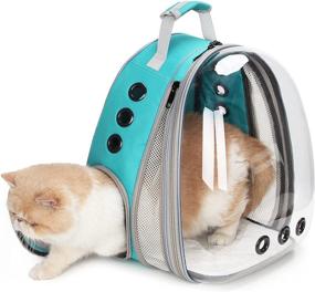 img 3 attached to LOLLIMEOW Bubble Pet Carrier Backpack for Cats and Puppies - Airline-Approved Travel Backpack for Hiking, Walking & Outdoor Use
