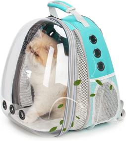 img 4 attached to LOLLIMEOW Bubble Pet Carrier Backpack for Cats and Puppies - Airline-Approved Travel Backpack for Hiking, Walking & Outdoor Use