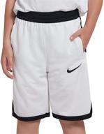 🏀 dynamic nike basketball shorts in royal black - boys' activewear for maximum performance logo