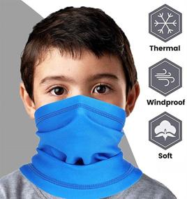 img 3 attached to IIY Kids Balaclava Face Mask - Winter Windproof Face Warmer for Kids - Ideal for Cold Weather Sports, Cycling, Skiing