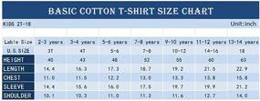 img 1 attached to Stylish and Comfortable Spring Gege 👚 Sleeve Cotton T Shirts for Girls' Clothing