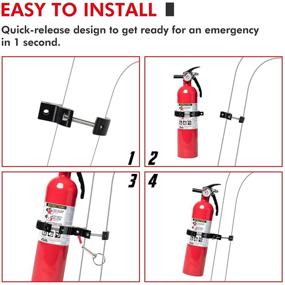 img 1 attached to EBESTauto Compatible Adjustable Extinguisher Bracket