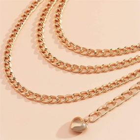 img 2 attached to ALAIX Womens Chain Multilayer Style