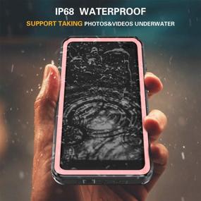 img 2 attached to 💦 GOLDJU Samsung Galaxy S10 Plus Waterproof Case - Full Body Protection with Built-In Screen Protector - 360° Shockproof, Dirtproof, and Sandproof - IP68 Rated Underwater Protection - Pink