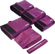 🧳 top-grade water-resistant lightweight suitcase organizer & accessory set logo