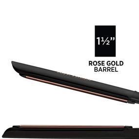 img 3 attached to Профессиональный утюжок Hot Tools Rose Gold 🔥 Digital с дополнительно длинной пластиной - 1.5 дюйма