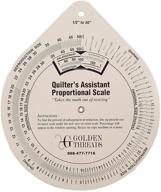 🧵 enhance your quilting precision with the golden threads quilters ast proportional scale logo