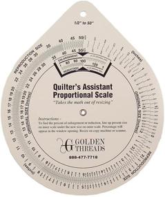 img 1 attached to 🧵 Enhance Your Quilting Precision with the Golden Threads Quilters AST Proportional Scale