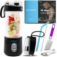 🥤 powerful and convenient portable blender for shakes and smoothies - usb rechargeable, 6-blade design - ideal for sports, travel, and gym use логотип