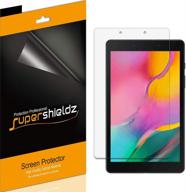 протектор экрана supershieldz для samsung galaxy tab a 8.0 (2019) (модель sm-t290) - 3 штуки, защита высокой четкости (pet) логотип