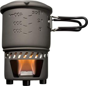 img 4 attached to 3-Piece Lightweight Camping Cook Set - 🍳 Esbit CS585HA for Efficient Use with Solid Fuel Tablets