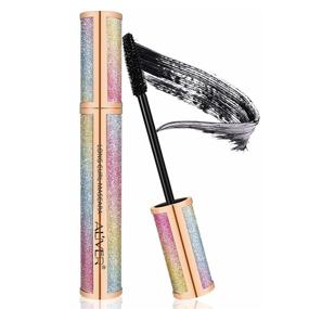 img 4 attached to 4D Silk Fiber Lash Mascara, Black Waterproof Mascara for Luxuriously Longer, Thicker, and Voluminous Eyelashes. Natural Lengthening Smudge-proof Mascara, Hypoallergenic, No Clumping. Easy to Apply with All Day Fullness.