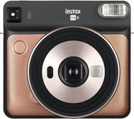 📷 capture instant memories with the instax square sq6 instant camera in blush gold logo