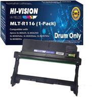 🖨️ hi-vision hi-yields compatible mlt-r116 drum unit replacement for samsung mltr116 r116 - compatible with xpress sl-m2835dw m2885fw m2875fw m2825dw m2625 m2625d m2626d m2676n m2836 - 1x drum unit, 1-pack logo