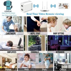 img 1 attached to WiFi Hidden Spy Camera with Live Feed & Video Recording - Remote Access Mini Nanny Cam | Spy Camera Wireless Hidden for Home Surveillance