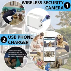 img 3 attached to WiFi Hidden Spy Camera with Live Feed & Video Recording - Remote Access Mini Nanny Cam | Spy Camera Wireless Hidden for Home Surveillance