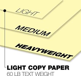 img 2 attached to 📄 Springhill 8.5” x 14” Canary Yellow Copy Paper - 24lb Bond/60lb Text - 500 Sheets (1 Ream) - Smooth Finish - Versatile Computer Paper - 024031R