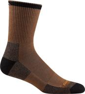 🧦 durable and cozy - darn tough 2005 fred tuttle micro crew midweight sock for men with cushion логотип