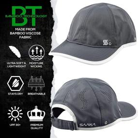 img 2 attached to 🧢 Featherlight SAAKA Sports Hat: Premium Packaging, Lightweight & Quick-Drying Cap for Women & Girls. Ideal for Running, Tennis & Golf