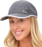 🧢 featherlight saaka sports hat: premium packaging, lightweight & quick-drying cap for women & girls. ideal for running, tennis & golf logo