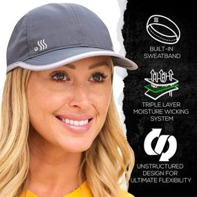 img 1 attached to 🧢 Featherlight SAAKA Sports Hat: Premium Packaging, Lightweight & Quick-Drying Cap for Women & Girls. Ideal for Running, Tennis & Golf