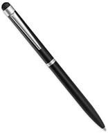 boxwave stylus pen for ipad - meritus capacitive styra, capacitive stylus with ballpoint pen for apple ipad - jet black: a high-performance accessory logo