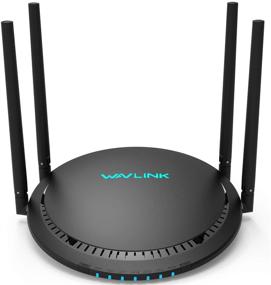 img 4 attached to WAVLINK 1200Mbps WiFi Router: High Power Gigabit Wireless Dual Band 5Ghz+2.4Ghz, Perfect for Online Gaming & HD Video Streaming