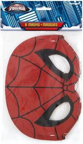 img 2 attached to Набор масок для вечеринки Spider-Man на 8 человек