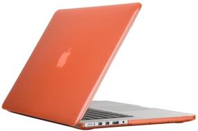 img 2 attached to Premium Wild Salmon Pink Speck SmartShell Case for MacBook Pro - 15-Inch Retina Display (SPK-A2573)