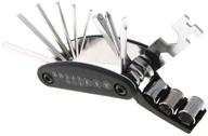 nuoxinus bike mechanic repair tool kit with 16-in-1 multi-function allen key, hex wrench, screwdriver - ideal for home, outdoor, travel, camping, sport, bicycle, cycling logo