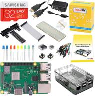 canakit raspberry pi 3 b+ ultimate starter kit (32 gb edition) with clear case: everything you need to get started logo