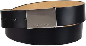 img 3 attached to 👔 Accessorize in Style with Calvin Klein Strap Plaque Buckle Men's Accessories