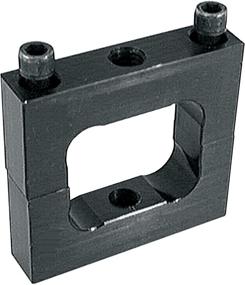 img 1 attached to Allstar ALL14189 Ballast Bracket - Black Anodized Aluminum for 2x2 Square Tubing