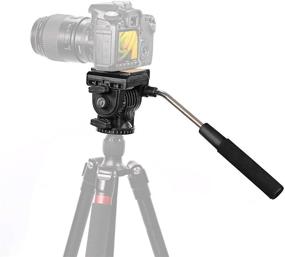 img 4 attached to 🎥 Neewer Video Camera Tripod Fluid Drag Pan Head: Ideal for Canon Nikon Sony DSLR Cameras, Camcorder Shooting, and Filming; Supports up to 8.8 lbs/4 kg Load