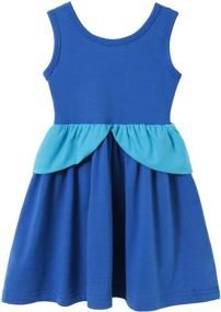 img 3 attached to 👑 Cotton Princess Toddler Dresses - Girls' Clothing for Dressing Up