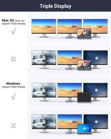 img 2 attached to TXE 12 в 1 док-станция USB C с тройным дисплеем 4K Dual HDMI, VGA, PD3.0, USB3.0, USB2.0, Ethernet - для MacBook и ноутбуков с Type C