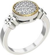серебряная улыбка. обручальное кольцо с swarovski логотип