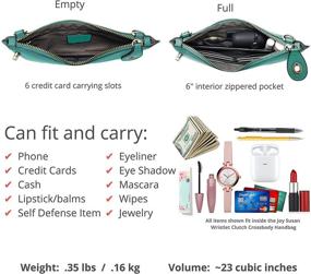 img 2 attached to 👜 Шикарный и универсальный, мини-кроссбоди Joy Susan для женщин: браслет-сумочка для стильного повседневного образа.