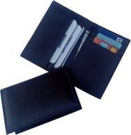 sleek & durable business minimalist slimfold wallet in classic black by bdgiant logo