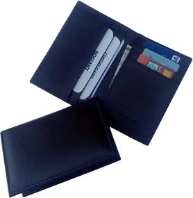 img 4 attached to Sleek & Durable Business Minimalist Slimfold Wallet in Classic Black by Bdgiant