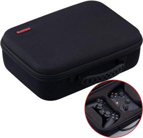 img 3 attached to Dust and Water-Resistant Universal Travel Hard Case for Dual Controllers (PS5, PS4, Xbox Series X/S, Xbox One, Switch Pro, Stadia, and More)