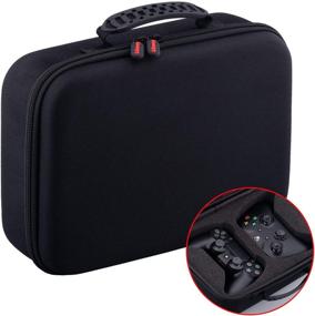 img 4 attached to Dust and Water-Resistant Universal Travel Hard Case for Dual Controllers (PS5, PS4, Xbox Series X/S, Xbox One, Switch Pro, Stadia, and More)