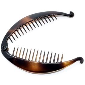 img 3 attached to 💇 Camila Paris CP4 5 inch French Banana Clip Hair Comb: A Classic Accessory for Elegant Updos and Ponytails
